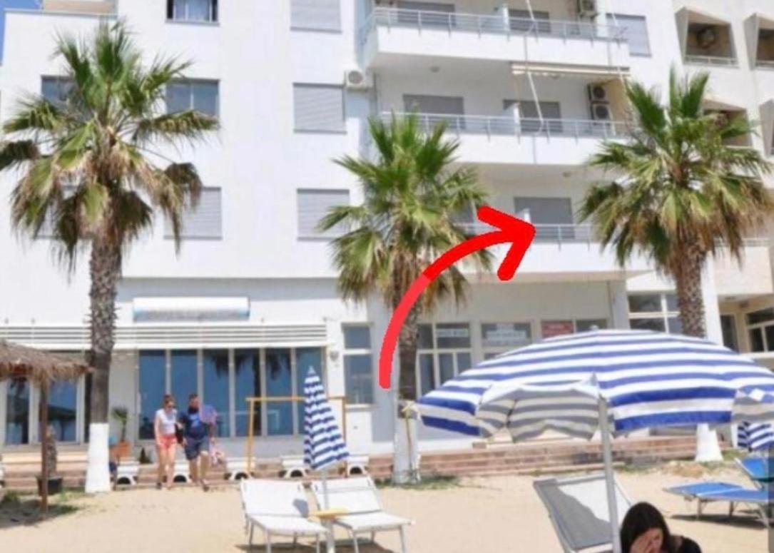 Durres Strand direkt am Meer Exterior foto